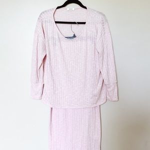 Size S Pink Ribbed Set Dressed in LALA